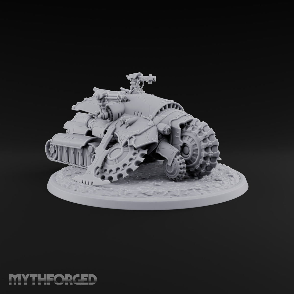 Left a Red Rut Behind Warforged Tracked Assault Automaton — Frontplate 2 · Gun 2