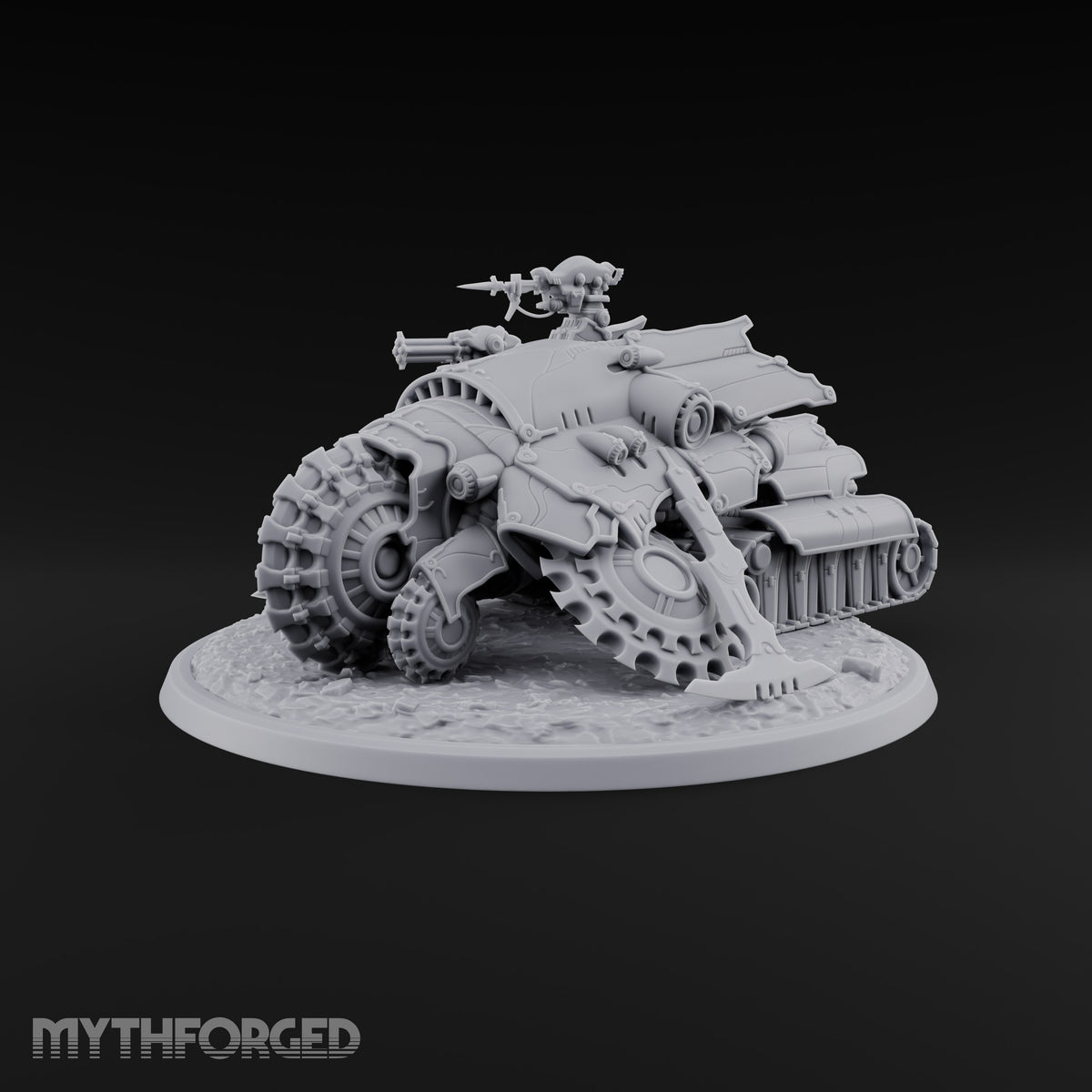 Left a Red Rut Behind Warforged Tracked Assault Automaton — Frontplate 2 · Gun 4