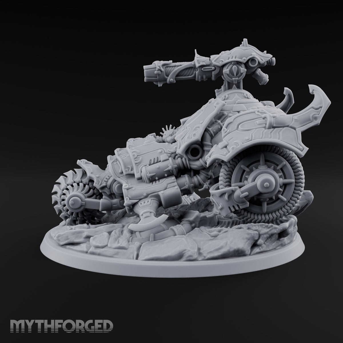 Cuts Corners, Cuts Everything Warforged Wheeled Interceptor — Laser Gun