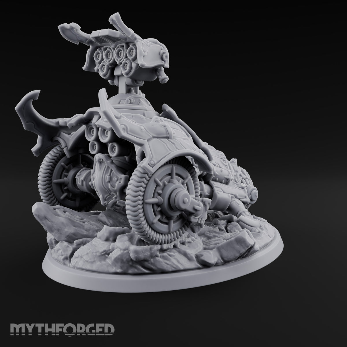 Cuts Corners, Cuts Everything Warforged Wheeled Interceptor — Missile Platform