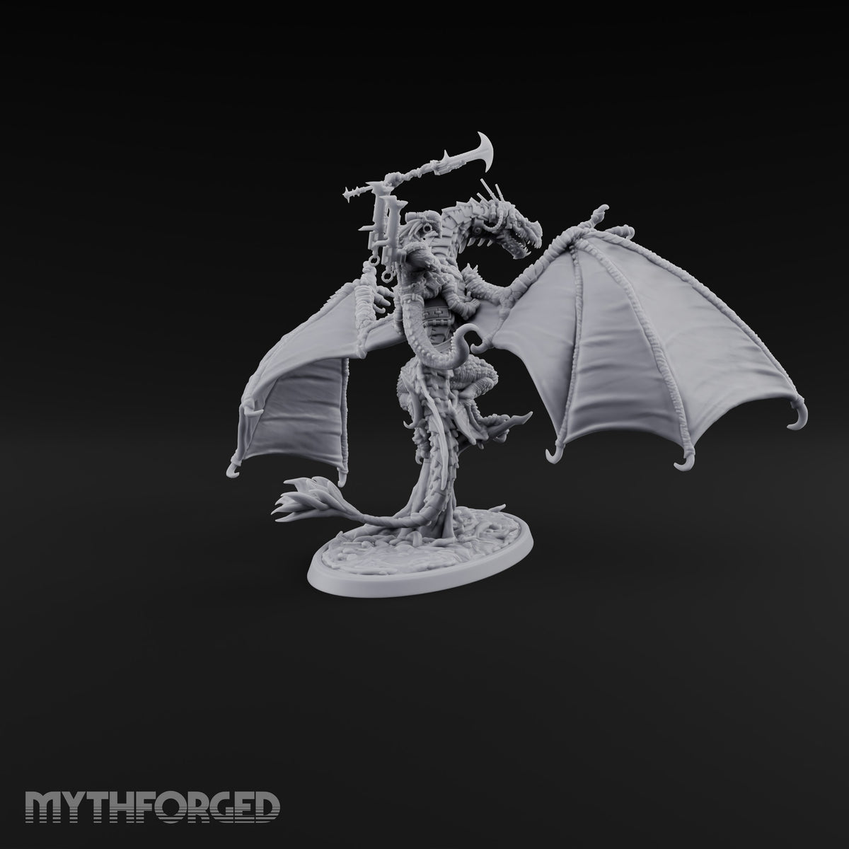 Reckless at Altitude Lizardfolk Rider on Wyvern A
