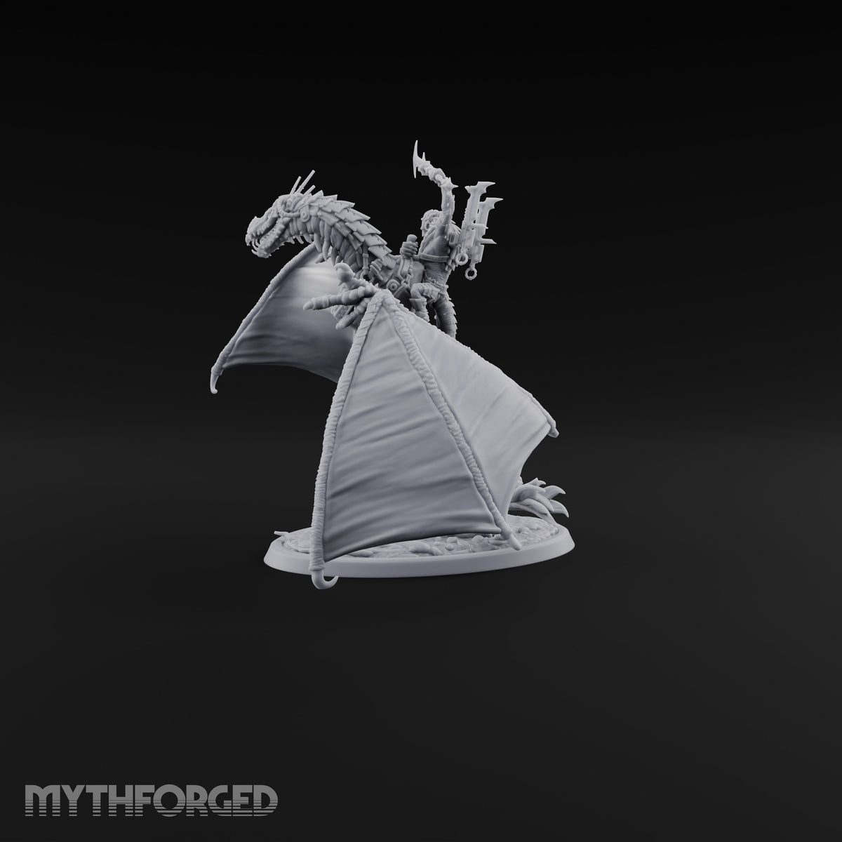 Reckless at Altitude Lizardfolk Rider on Wyvern A