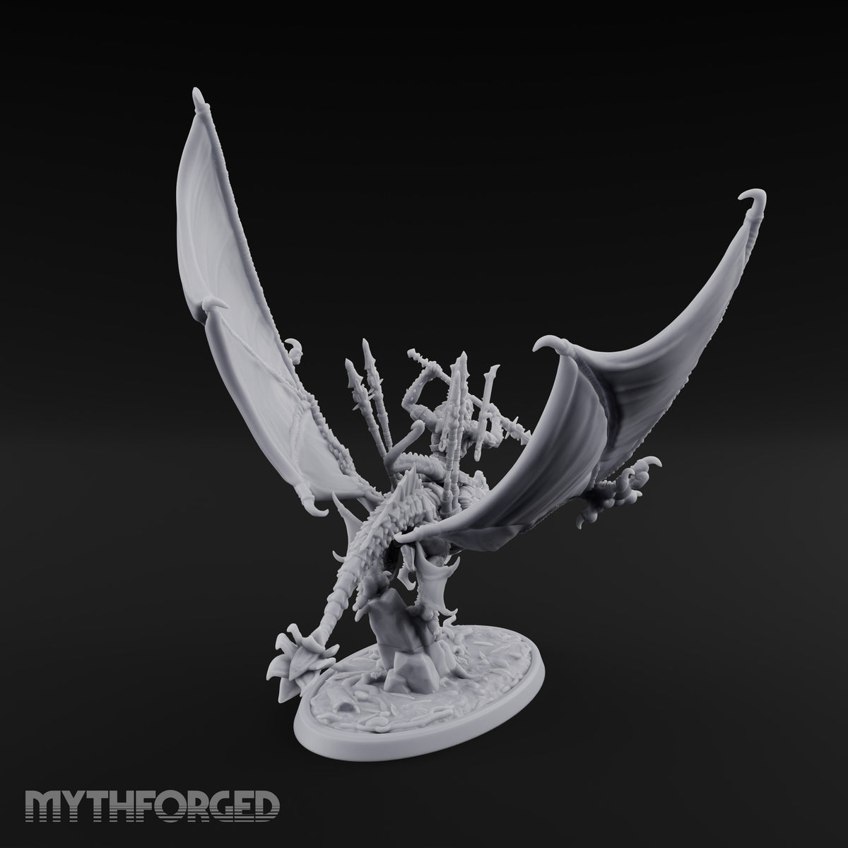 Reckless at Altitude Lizardfolk Rider on Wyvern D