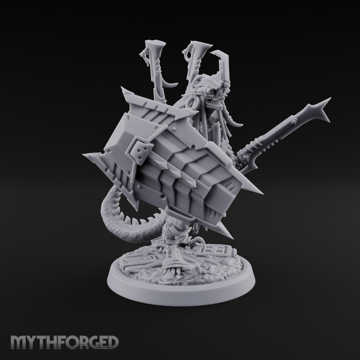 Spikes Out, Shields Up Lizardfolk Warriors — B