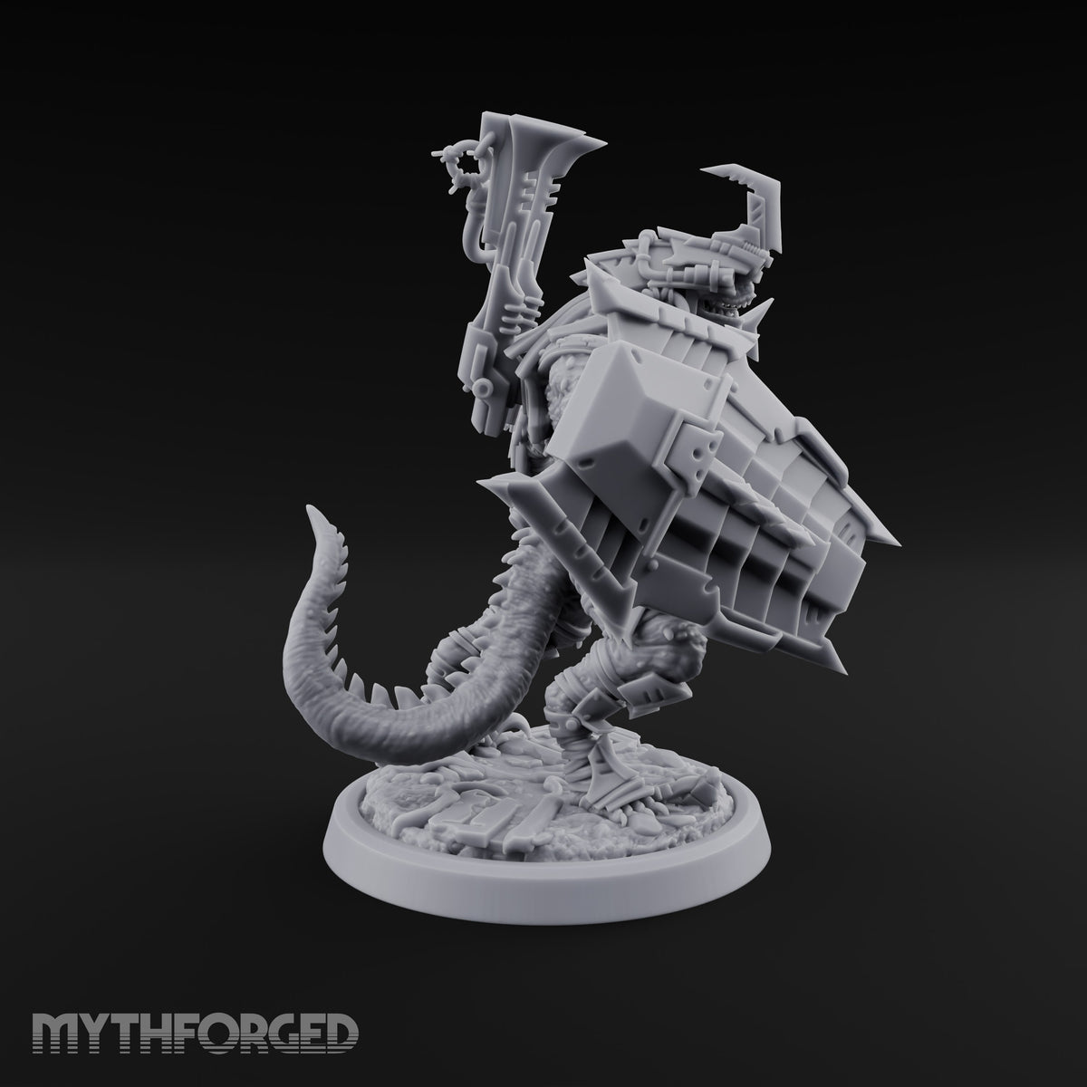 Spikes Out, Shields Up Lizardfolk Warriors — B