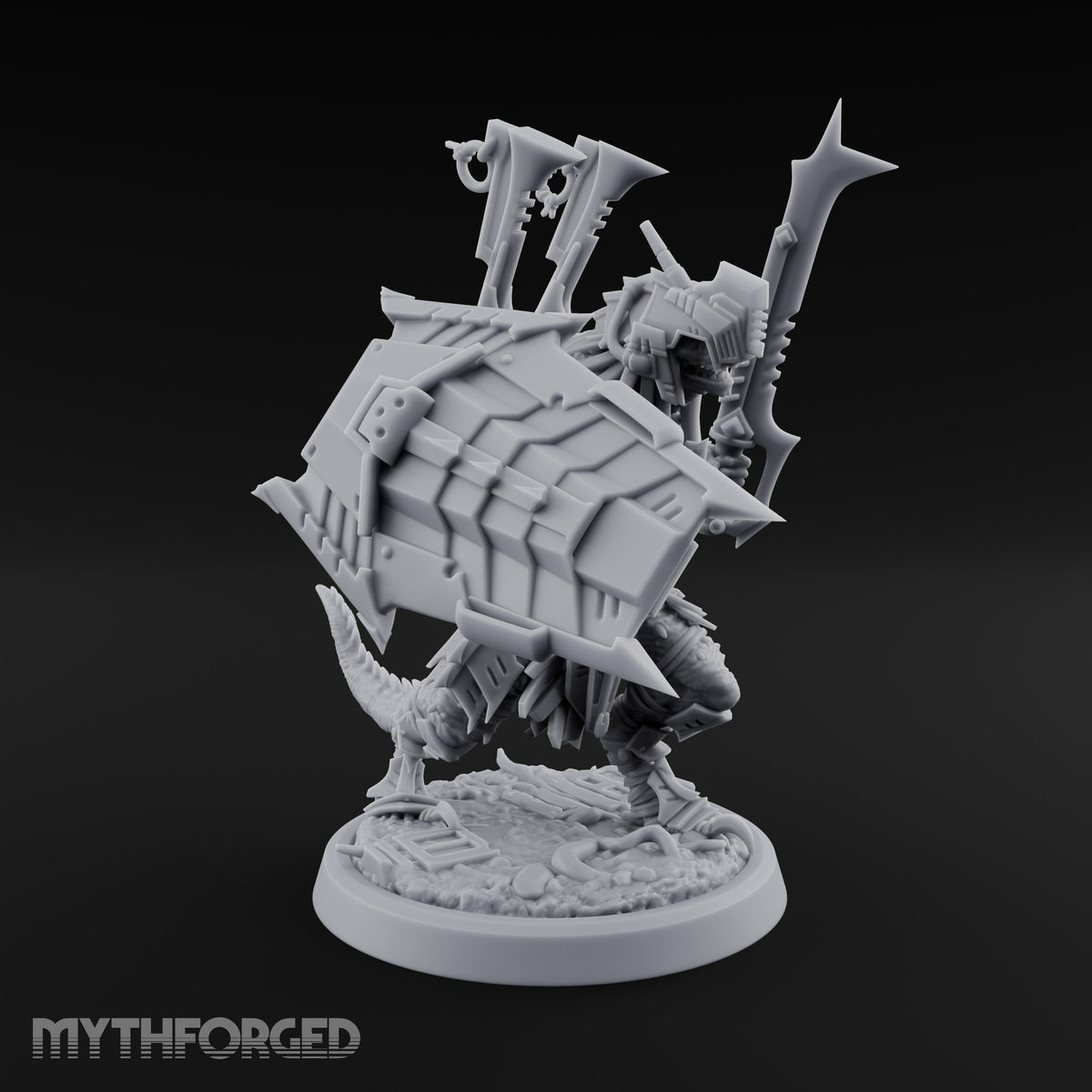 Spikes Out, Shields Up Lizardfolk Warriors — C