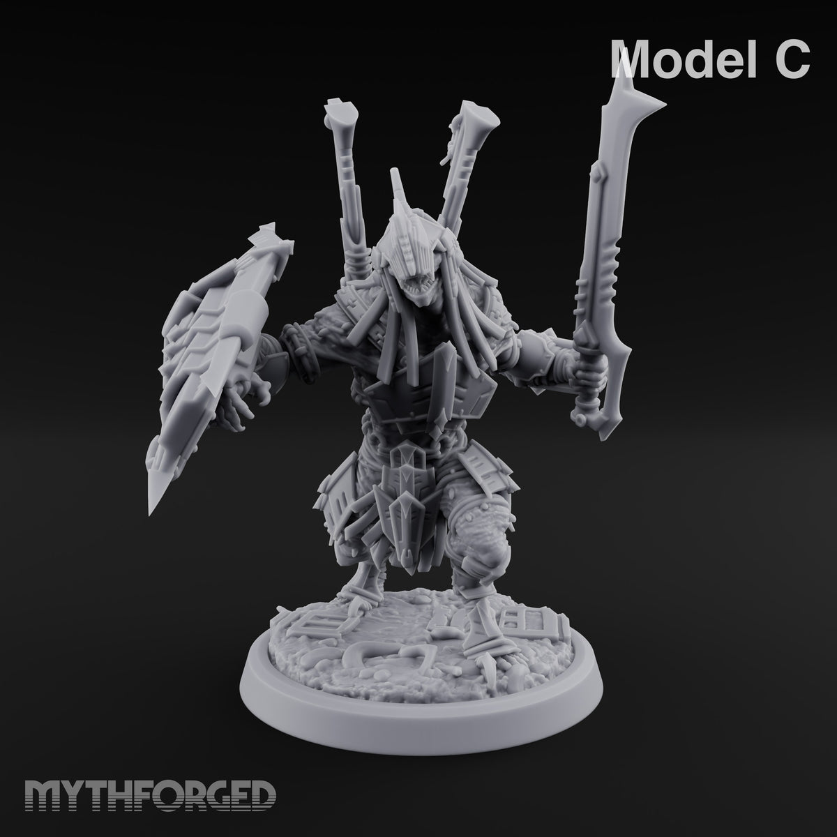 Spikes Out, Shields Up Lizardfolk Warriors — C