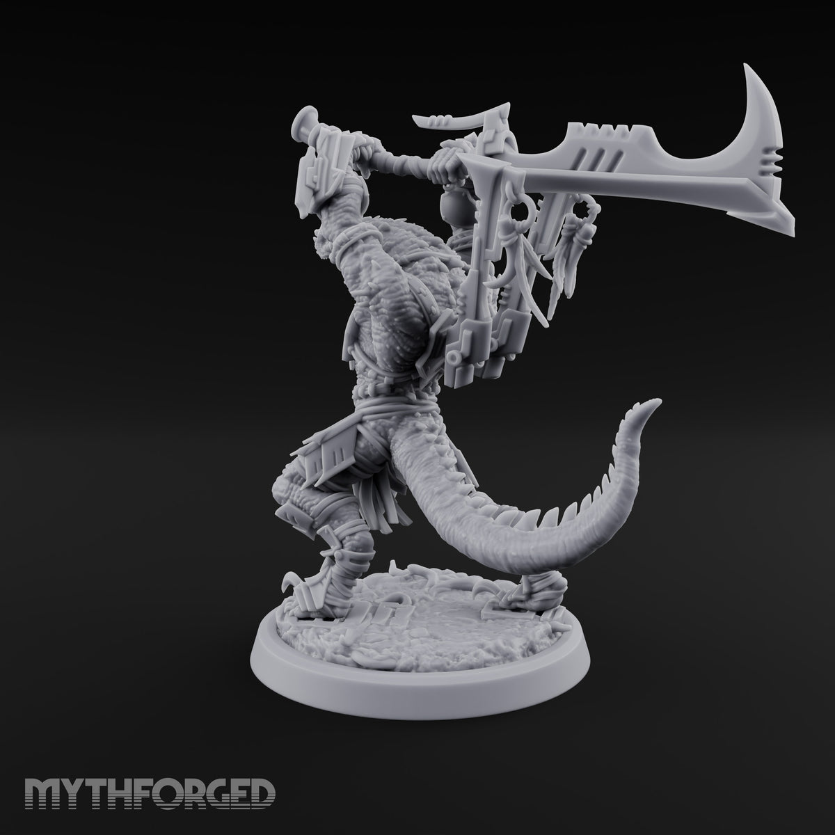 Spikes Out, Shields Up Lizardfolk Warrior F