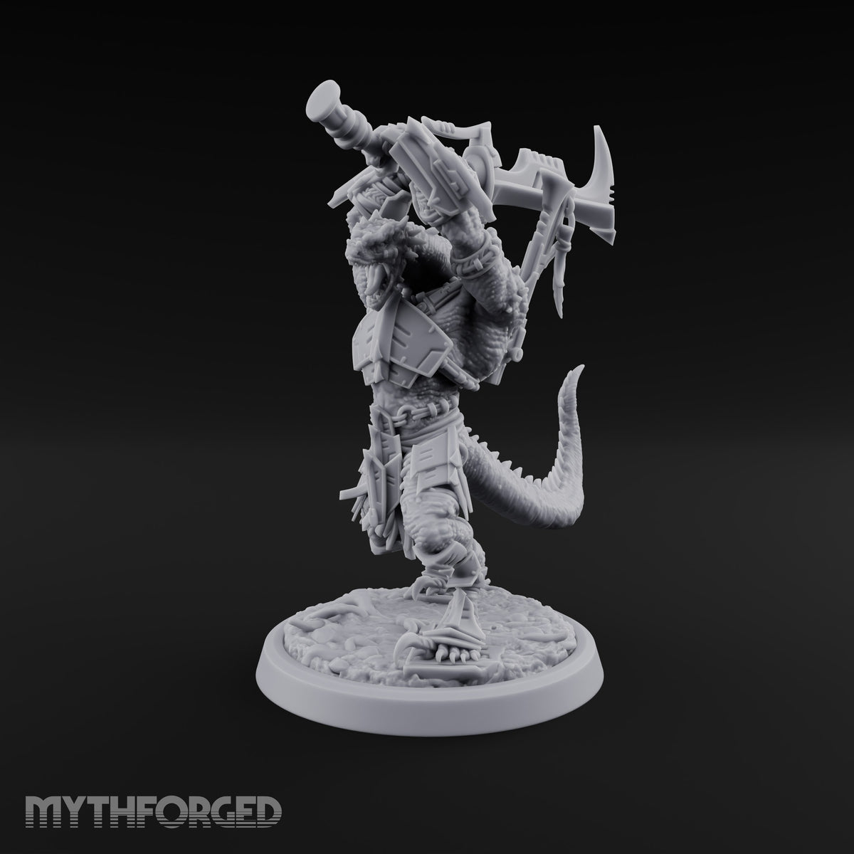Spikes Out, Shields Up Lizardfolk Warrior F