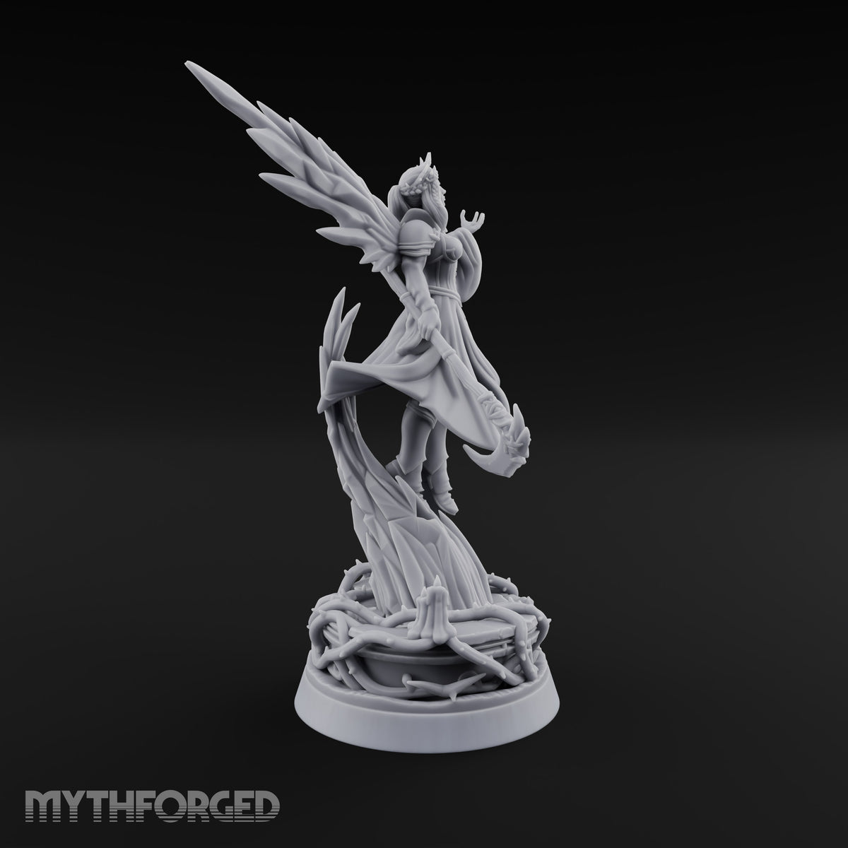 Beckoning the Night Vampire Witch Miniature for Dungeons and Dragons, Pathfinder or other TTRPGs