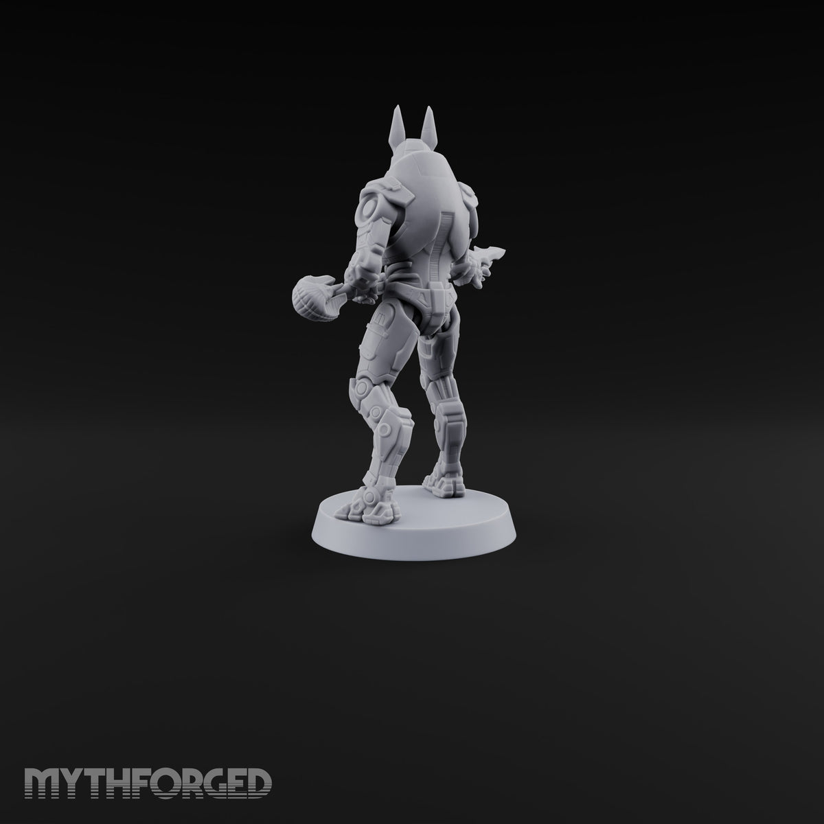 Duty Beyond the Afterlife Gnoll Armoured Jackal Guard with Staff A