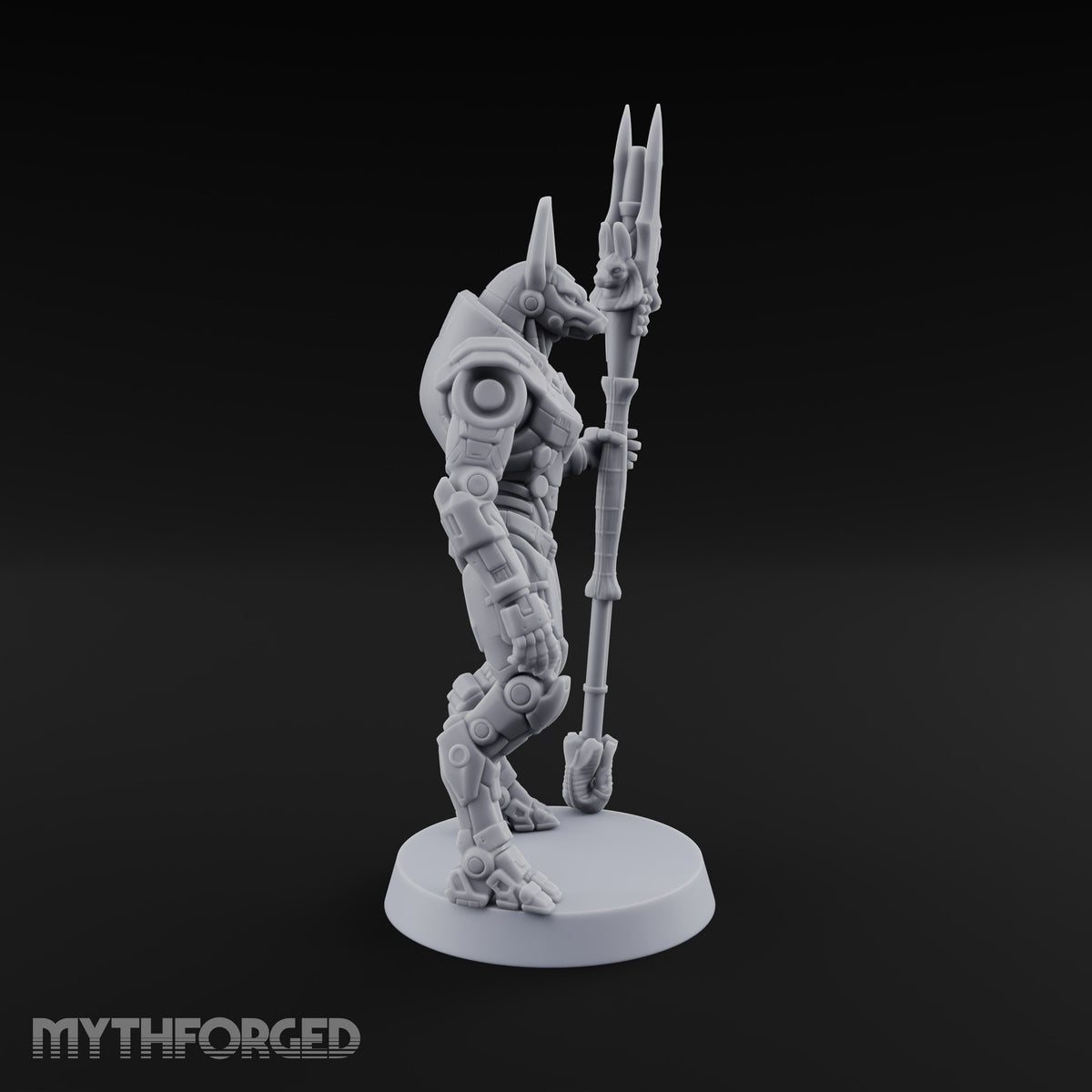Duty Beyond the Afterlife Gnoll Armoured Jackal Guards with Staves — C