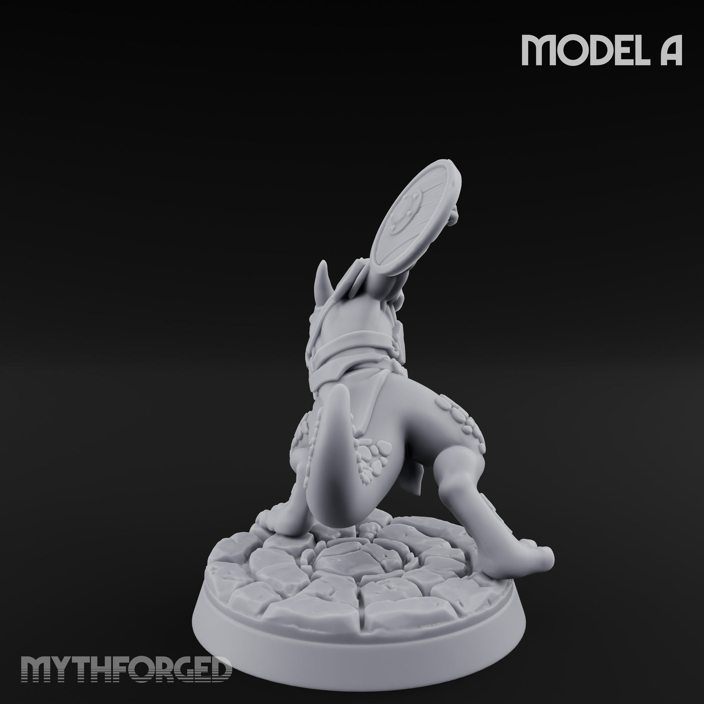 Scrapping And Clawing Kobold Warrior A Miniature for Dungeons and Dragons, Pathfinder or other TTRPGs