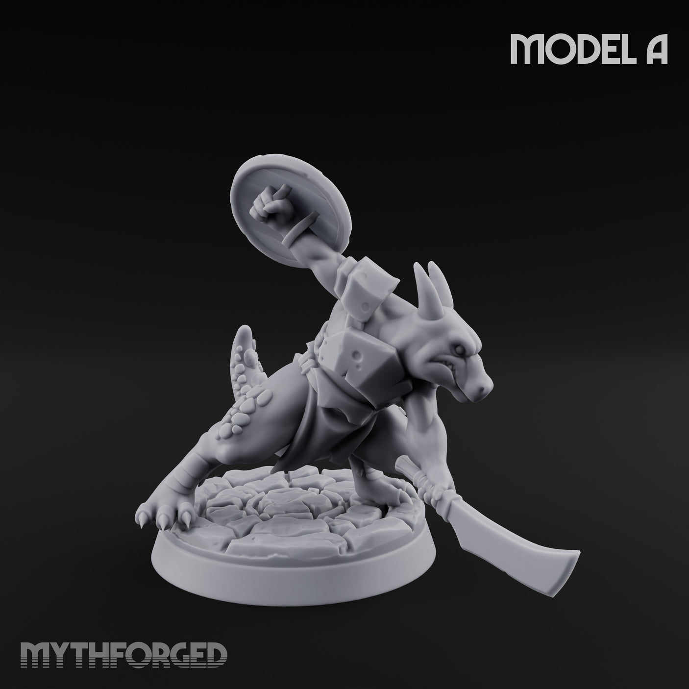 Scrapping And Clawing Kobold Warrior A Miniature for Dungeons and Dragons, Pathfinder or other TTRPGs
