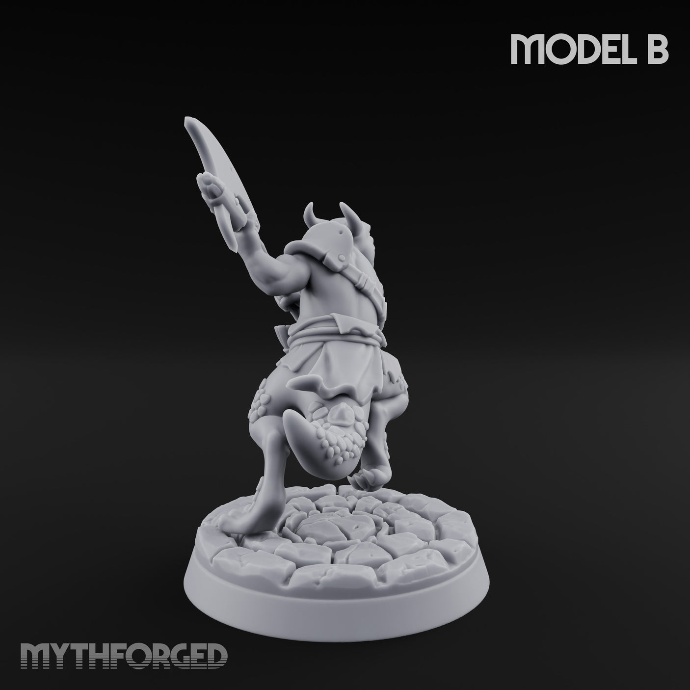 Scrapping And Clawing Kobold Warrior B Miniature for Dungeons and Dragons, Pathfinder or other TTRPGs