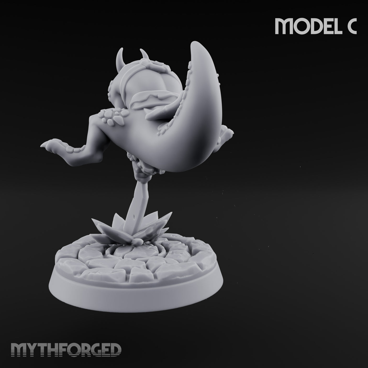 Scrapping And Clawing Kobold Warrior C Miniature for Dungeons and Dragons, Pathfinder or other TTRPGs