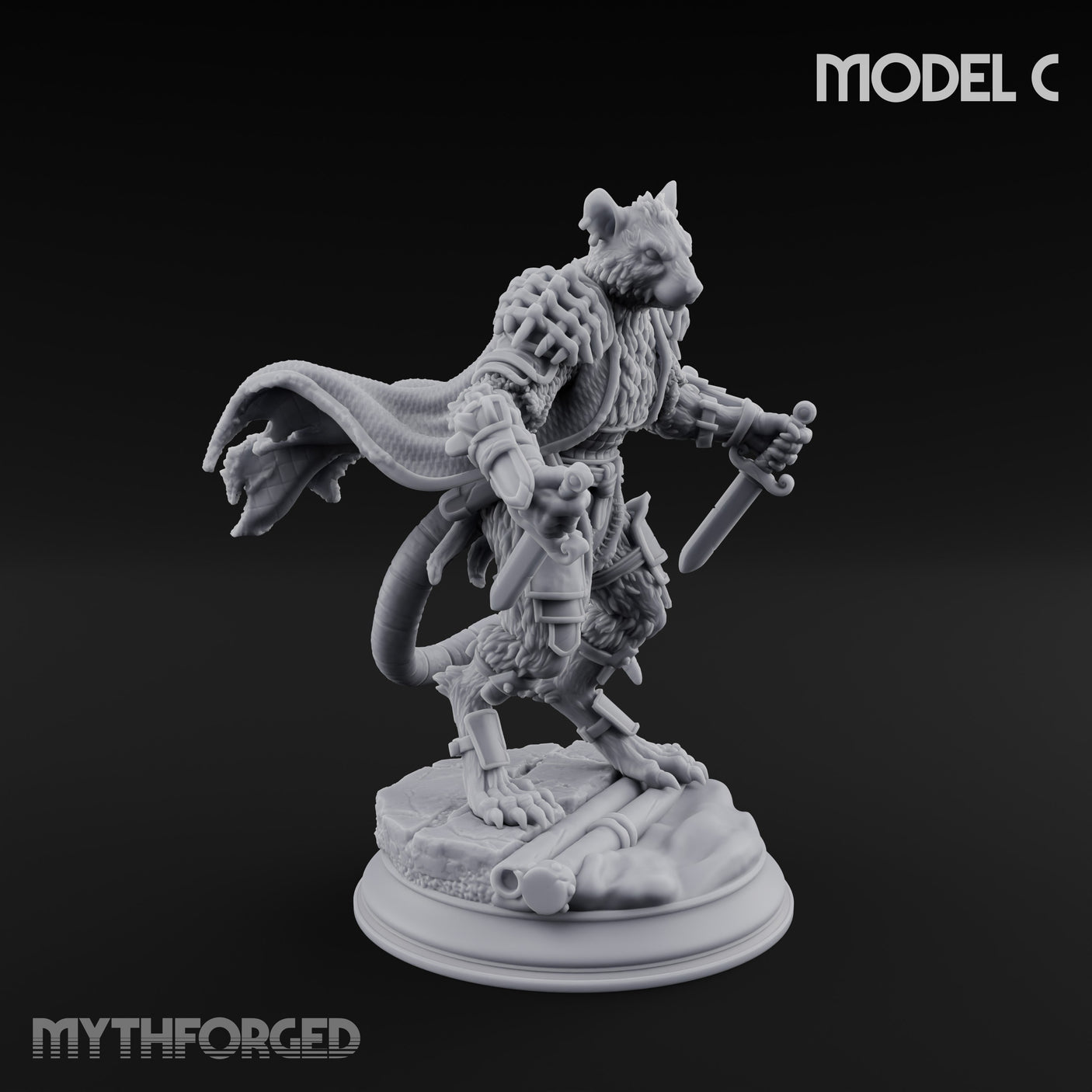Scurrying Blade Wielding Ratfolk Warriors — C gallery 1