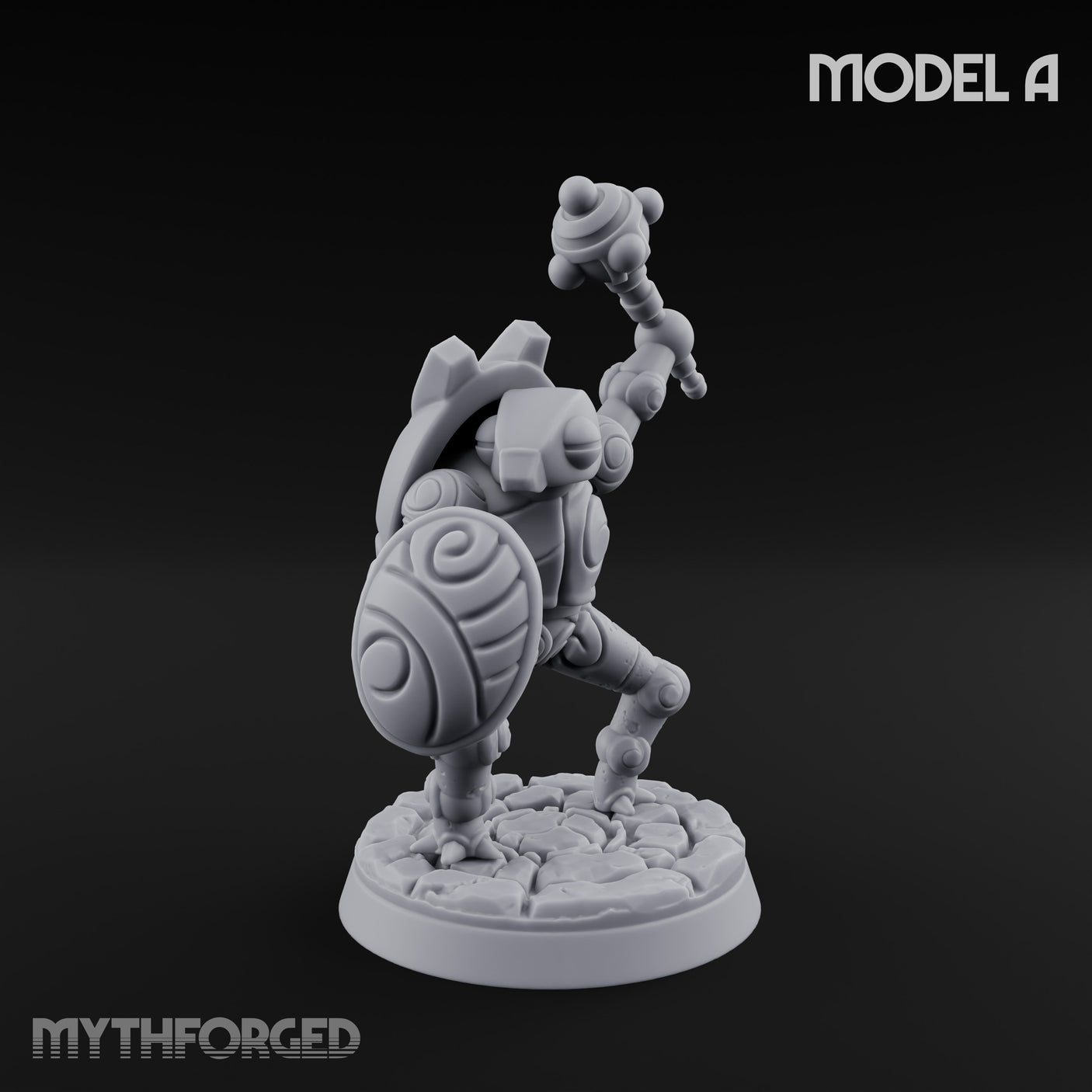 Scuttling And Scrapping Construct Grunt A Miniature for Dungeons and Dragons, Pathfinder or other TTRPGs