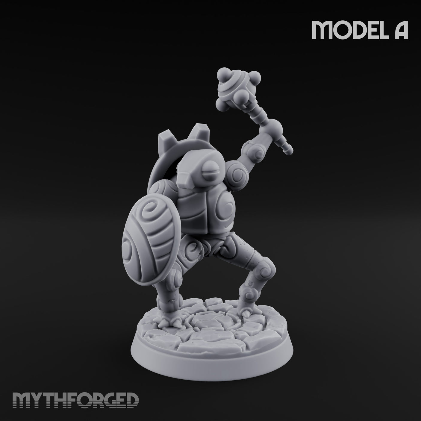 Scuttling And Scrapping Construct Grunt A Miniature for Dungeons and Dragons, Pathfinder or other TTRPGs