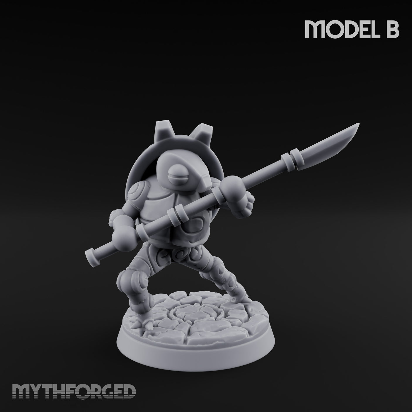 Scuttling And Scrapping Construct Grunt B Miniature for Dungeons and Dragons, Pathfinder or other TTRPGs