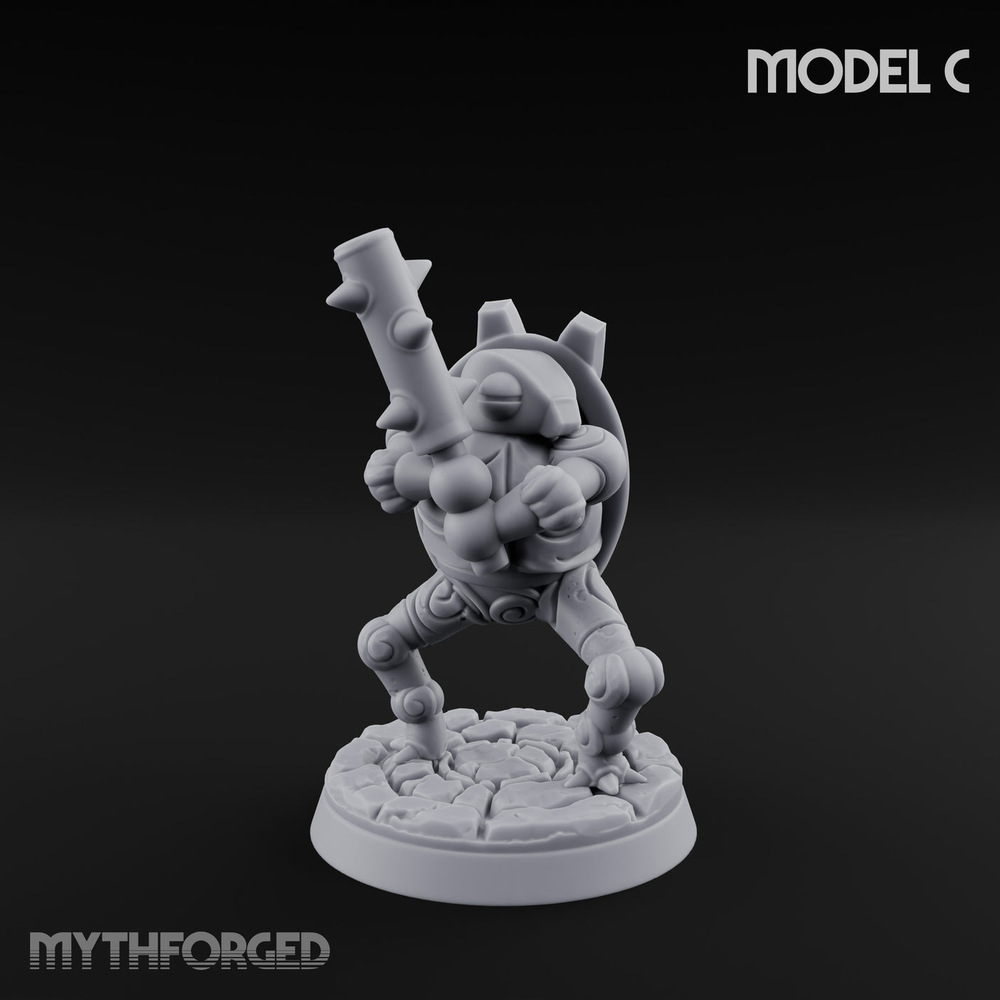 Scuttling And Scrapping Construct Grunt C Miniature for Dungeons and Dragons, Pathfinder or other TTRPGs
