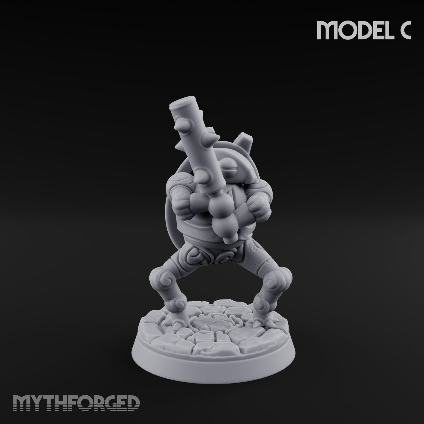 Scuttling And Scrapping Construct Grunt C Miniature for Dungeons and Dragons, Pathfinder or other TTRPGs