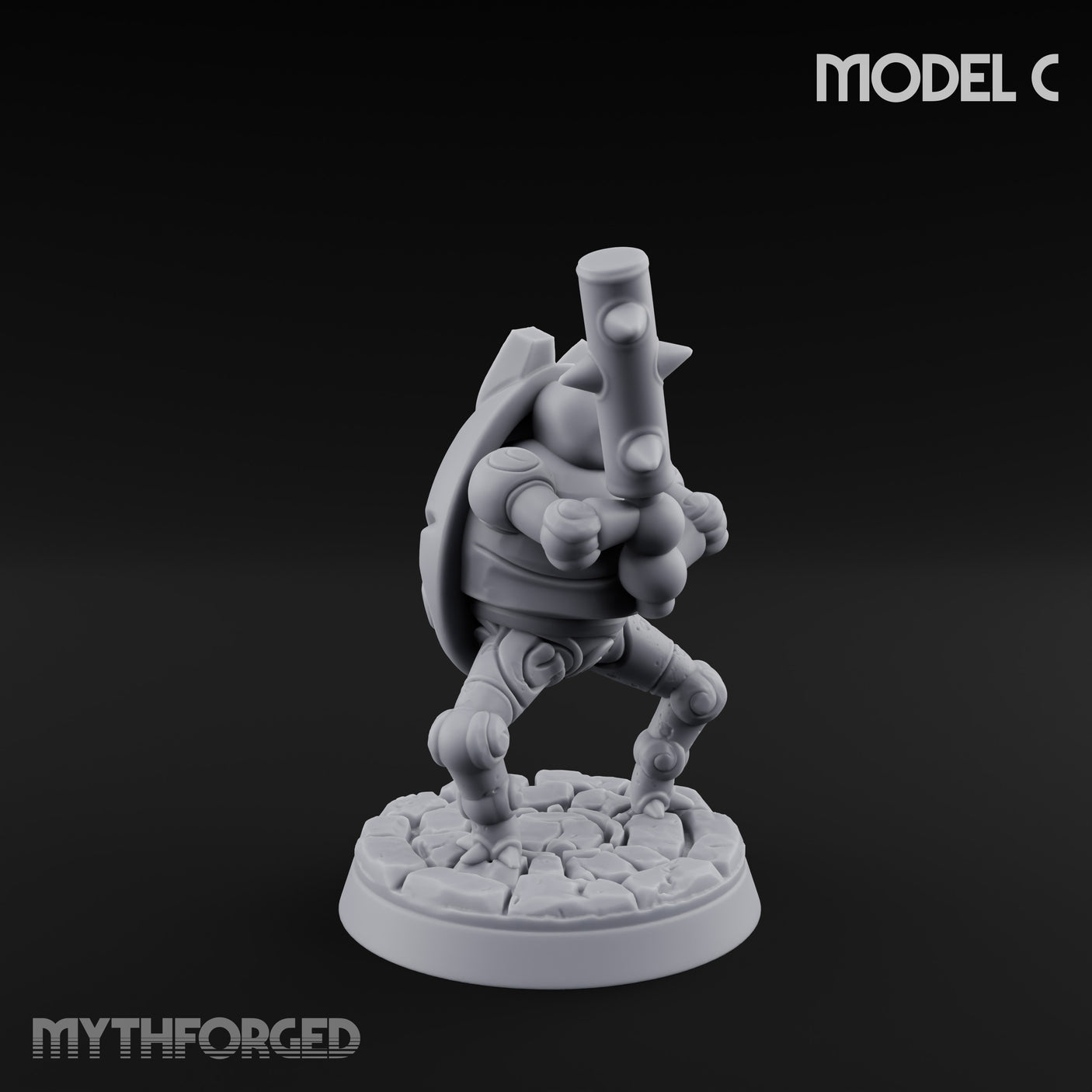 Scuttling And Scrapping Construct Grunt C Miniature for Dungeons and Dragons, Pathfinder or other TTRPGs