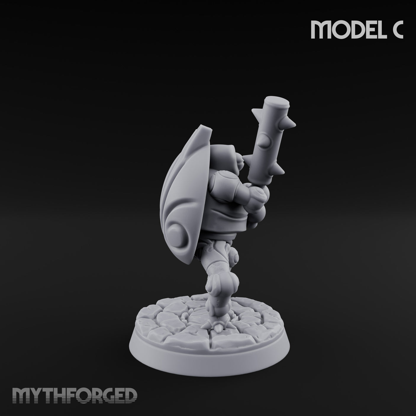 Scuttling And Scrapping Construct Grunt C Miniature for Dungeons and Dragons, Pathfinder or other TTRPGs
