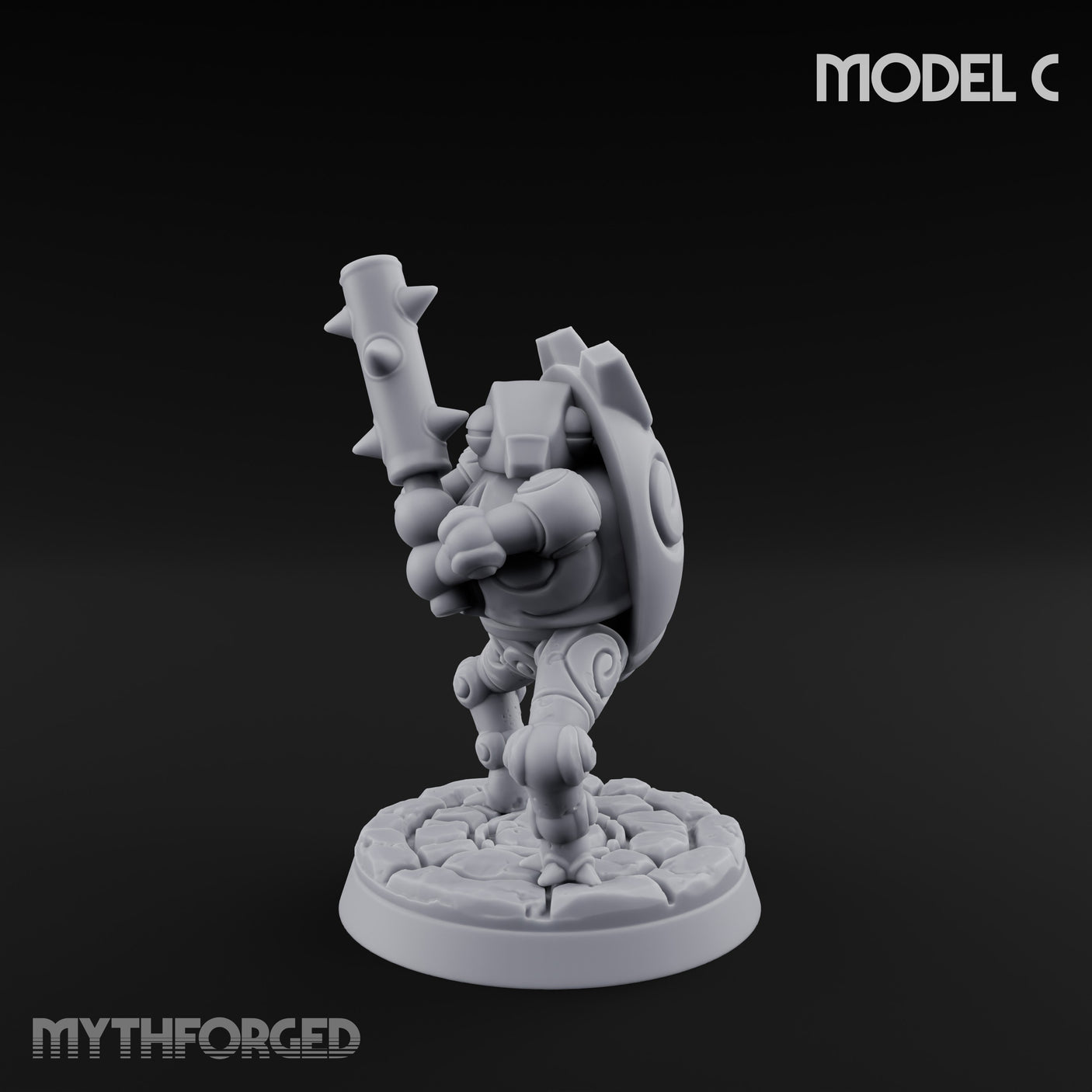 Scuttling And Scrapping Construct Grunt C Miniature for Dungeons and Dragons, Pathfinder or other TTRPGs