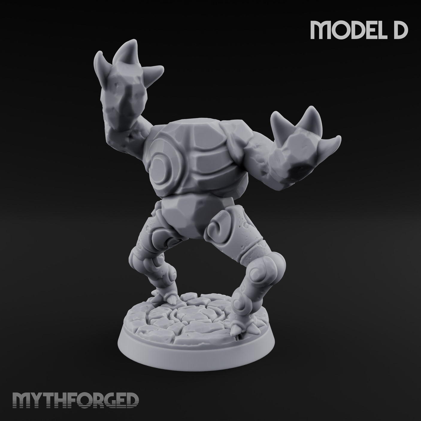 Scuttling And Scrapping Construct Grunt D Miniature for Dungeons and Dragons, Pathfinder or other TTRPGs