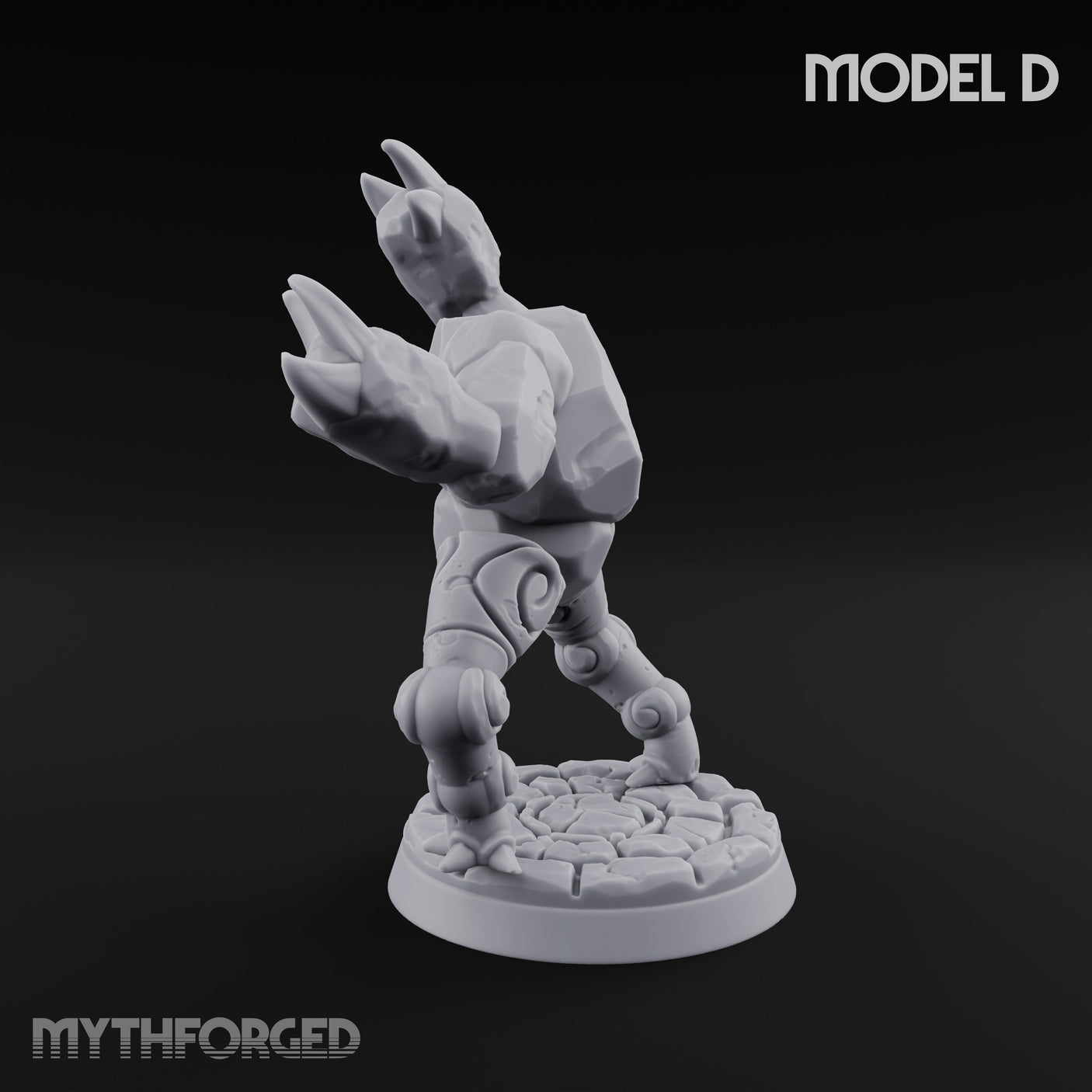 Scuttling And Scrapping Construct Grunt D Miniature for Dungeons and Dragons, Pathfinder or other TTRPGs