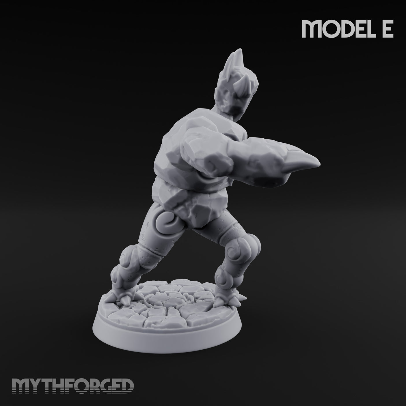 Scuttling And Scrapping Construct Grunt E Miniature for Dungeons and Dragons, Pathfinder or other TTRPGs