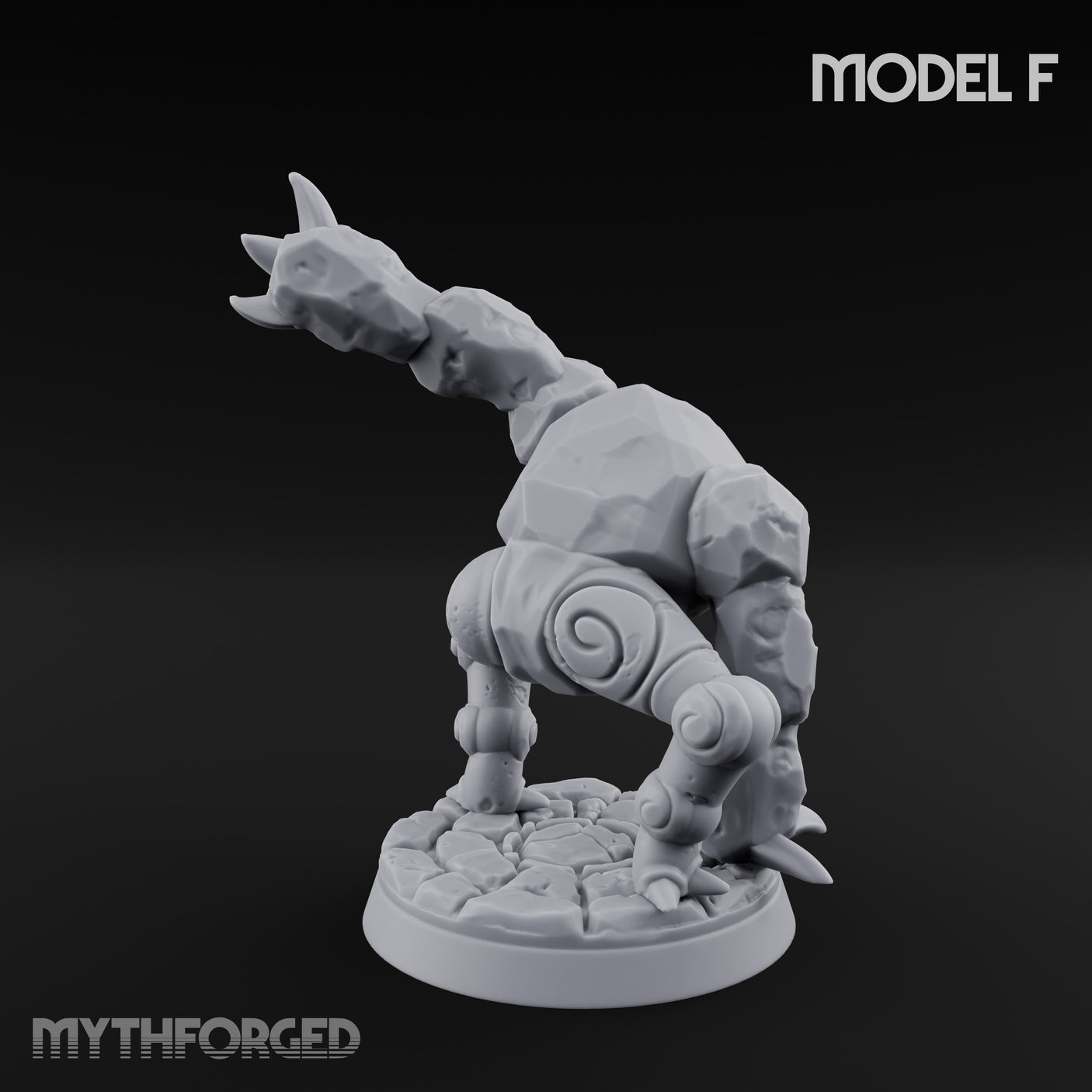 Scuttling And Scrapping Construct Grunt F Miniature for Dungeons and Dragons, Pathfinder or other TTRPGs