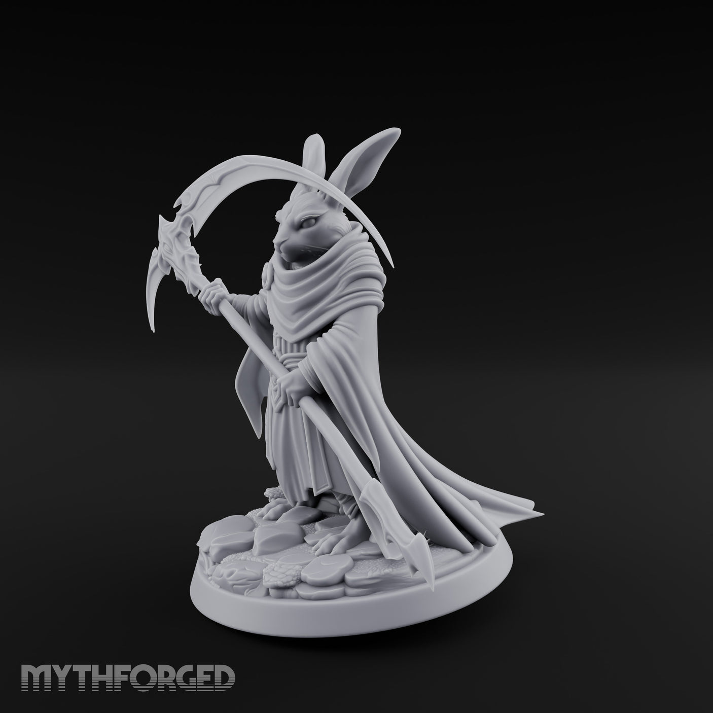 Scythe Sweeping Cloak Billowing Rabbitfolk Warrior gallery 13