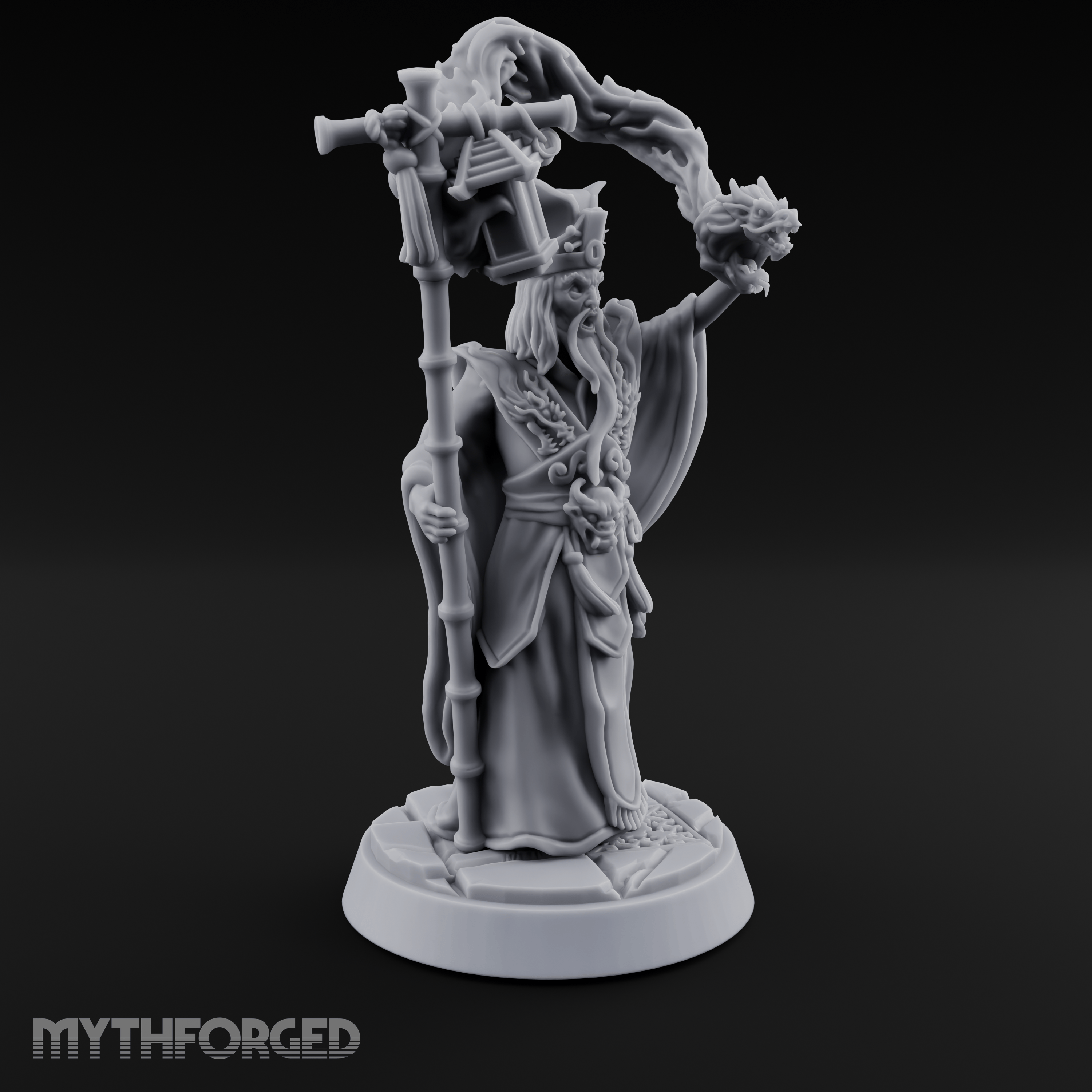 Arms Raised Triumphant Sorcerer