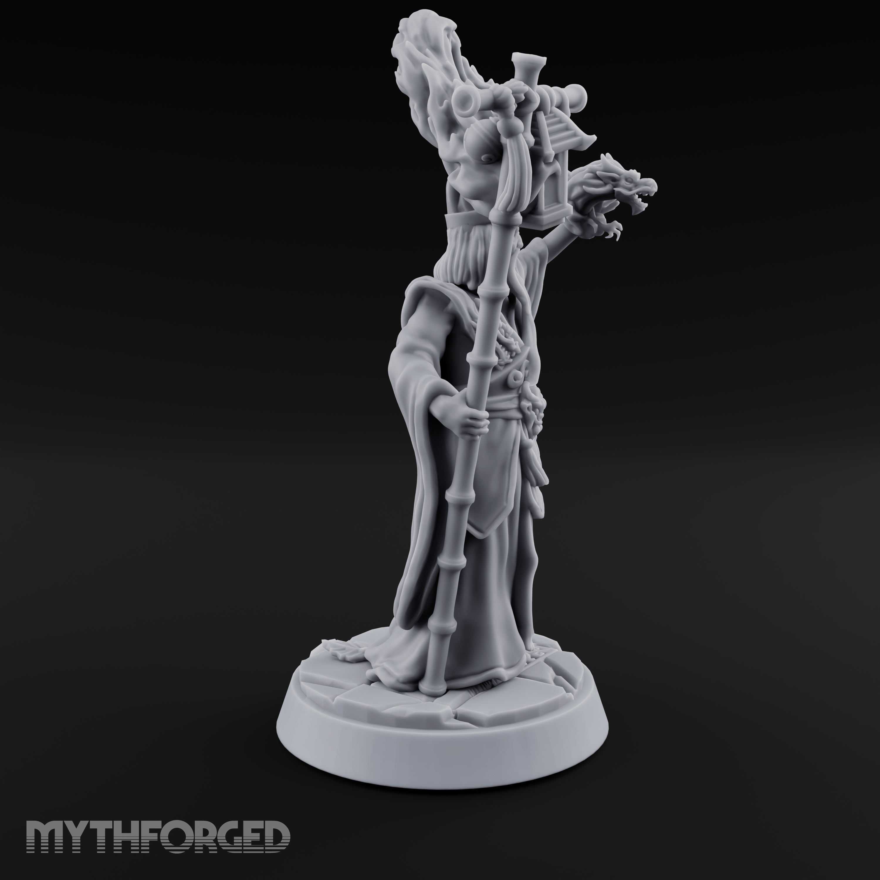 Arms Raised Triumphant Sorcerer