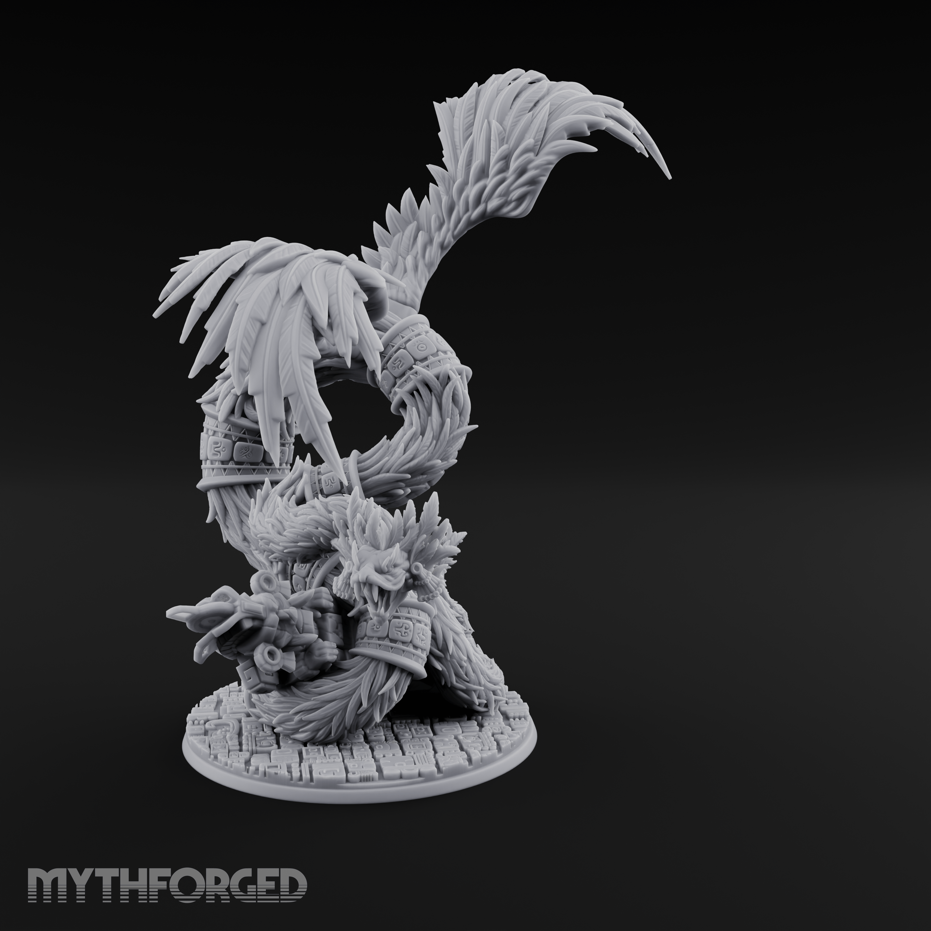 Coiled And Striking Couatl