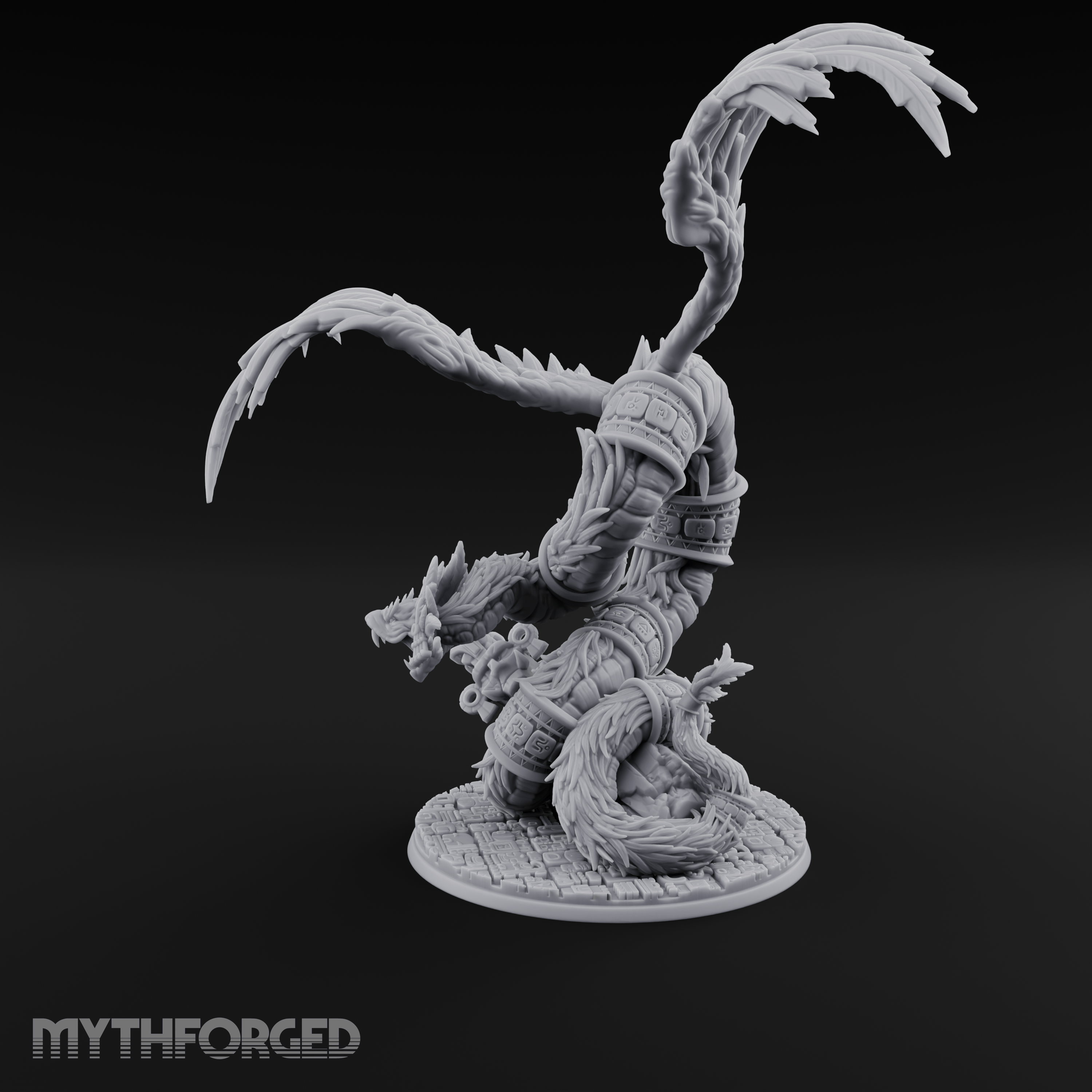 Coiled And Striking Couatl