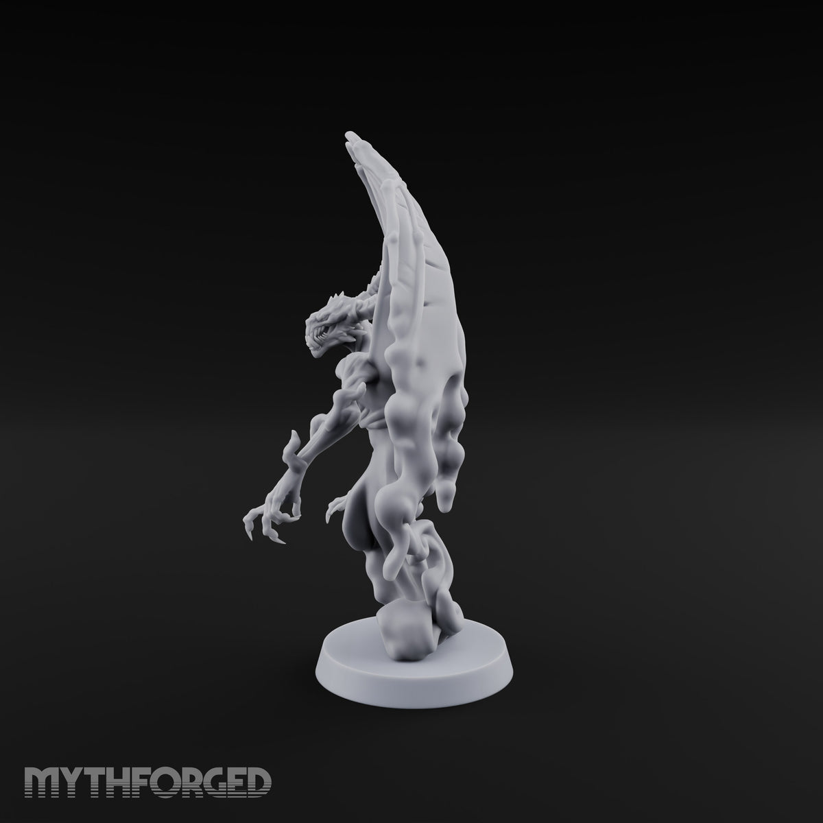 Cast by Nothing Shadow Demon Fiend with Smoke-Trailing Wings — A