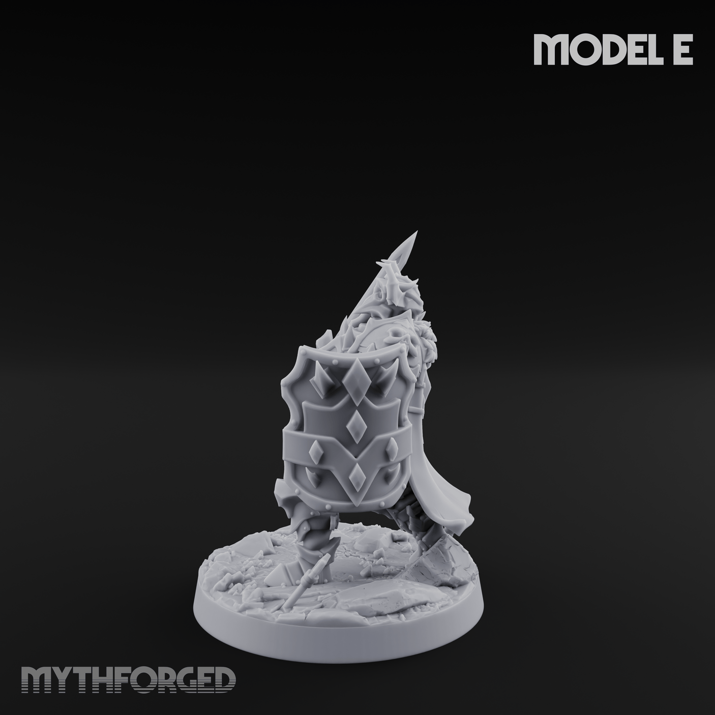 Dual Wielding Human Executioners E Miniature for Dungeons and Dragons, Pathfinder or other TTRPGs