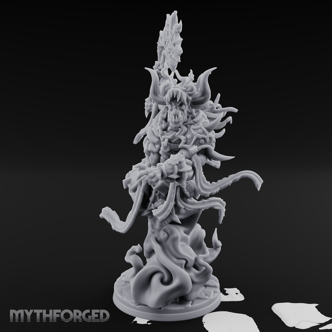 Coiling Upward Wrathful Revenant Miniature for Dungeons and Dragons, Pathfinder or other TTRPGs