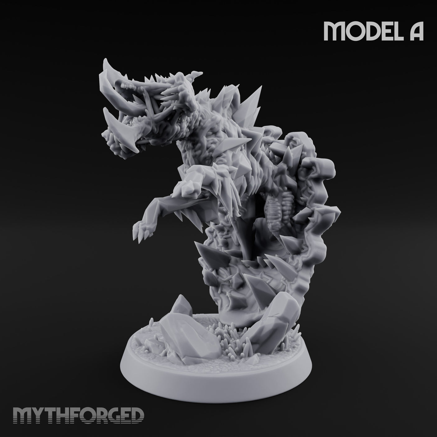 Shard Bursting Hound of Tindalos A Miniature for Dungeons and Dragons, Pathfinder or other TTRPGs