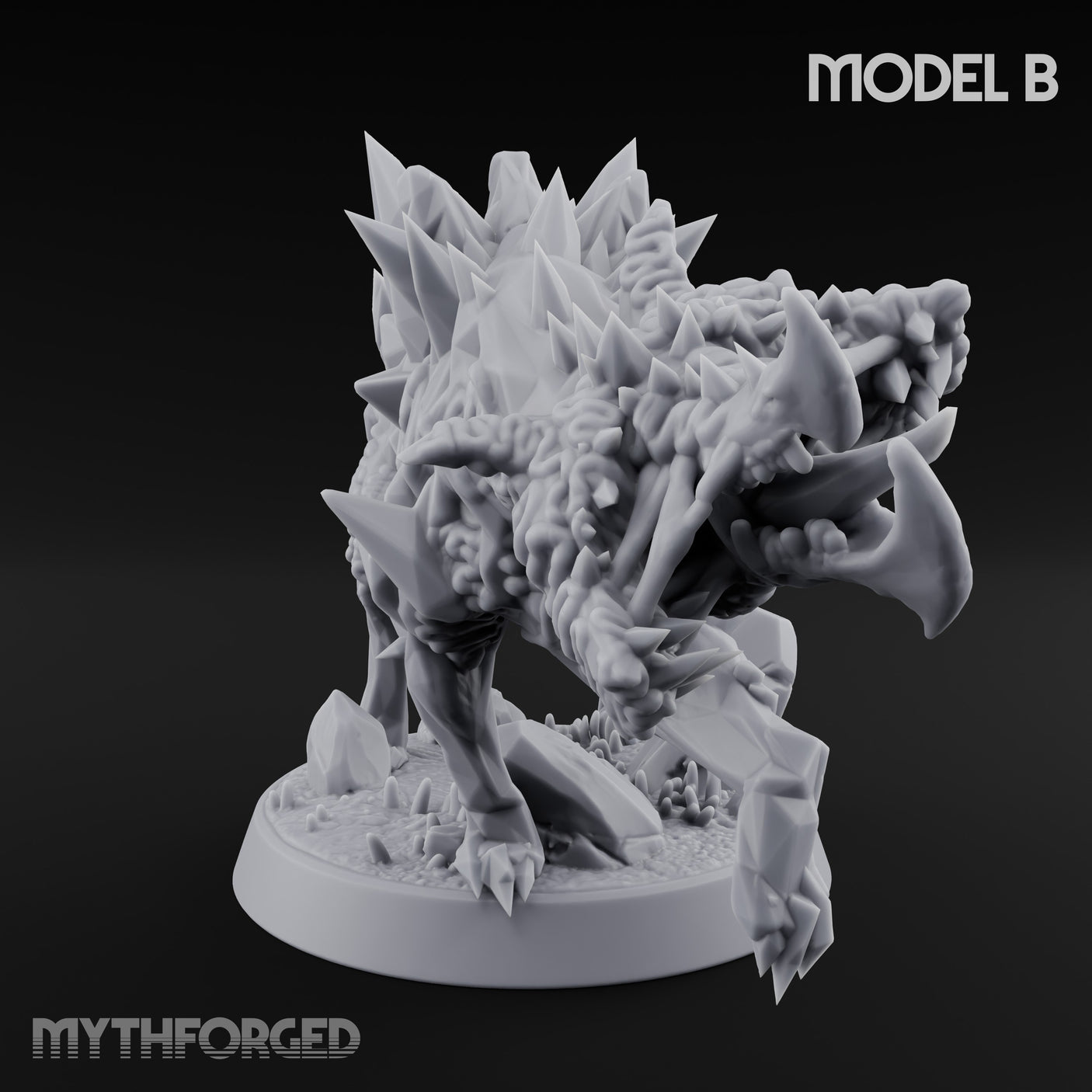 Shard Bursting Hound of Tindalos B Miniature for Dungeons and Dragons, Pathfinder or other TTRPGs