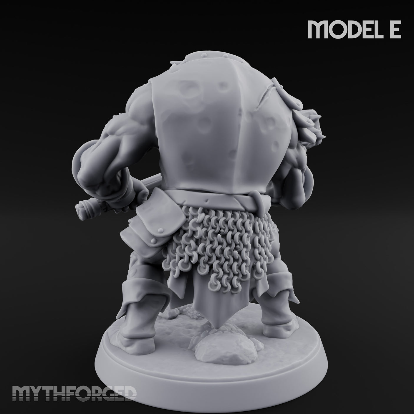 Shield Bearing Warband Pig Orc Warrior E gallery 10