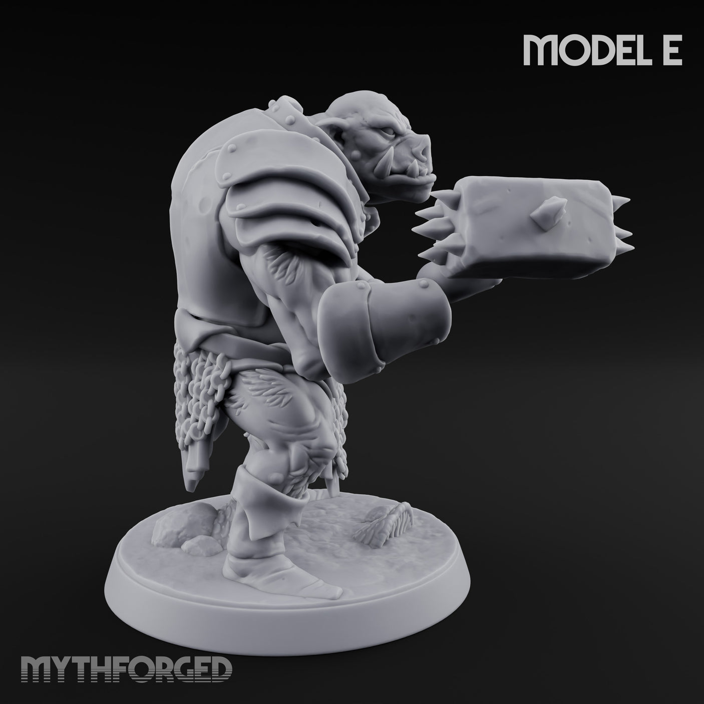 Shield Bearing Warband Pig Orc Warriors — E gallery 2