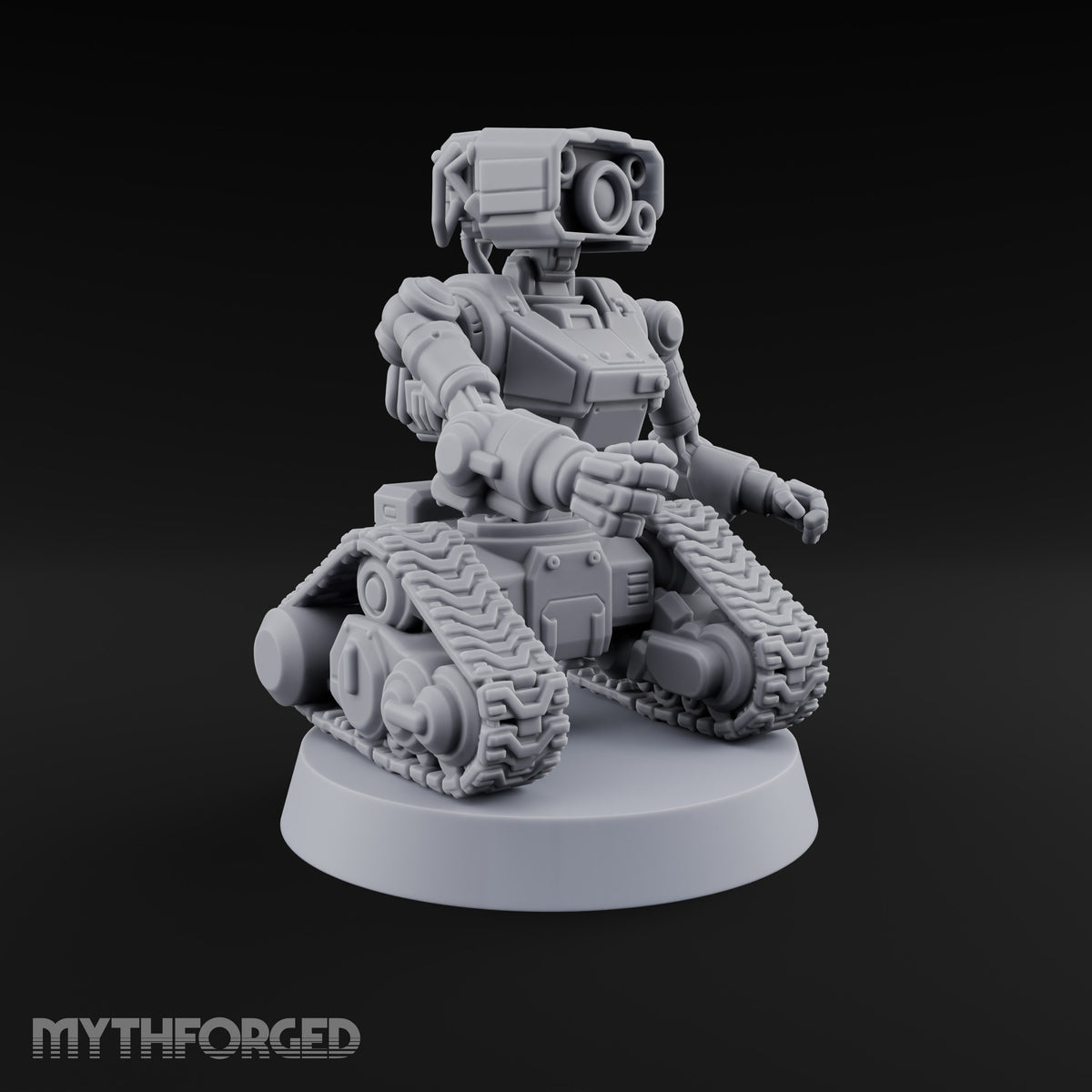 Rolling Out the Welcome Mat Modron Tracked Robot with Camera Head