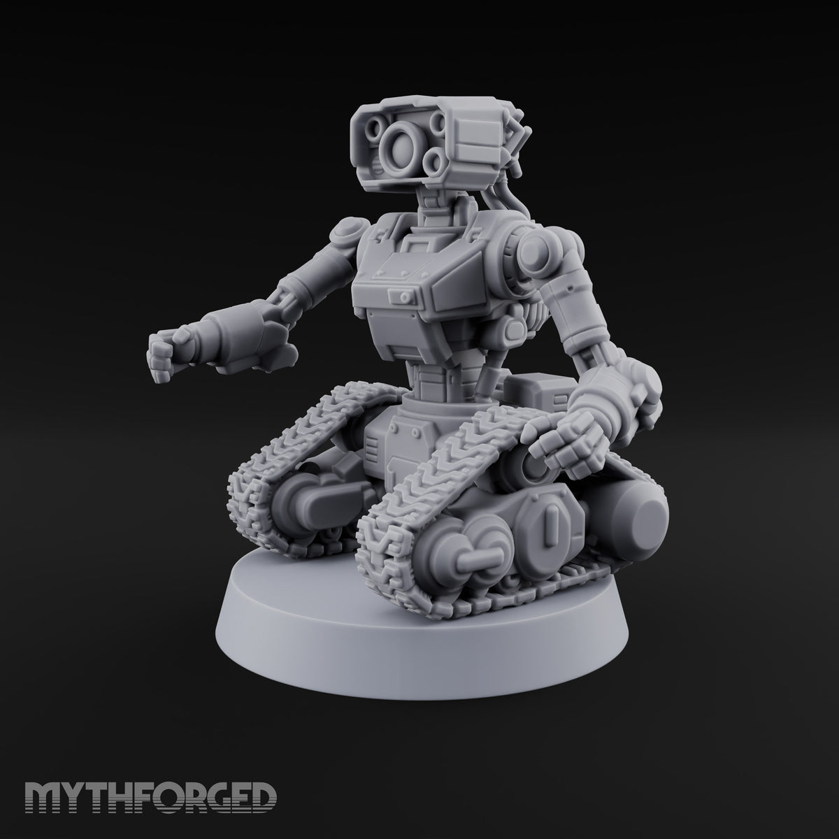Rolling Out the Welcome Mat Modron Tracked Robot with Camera Head