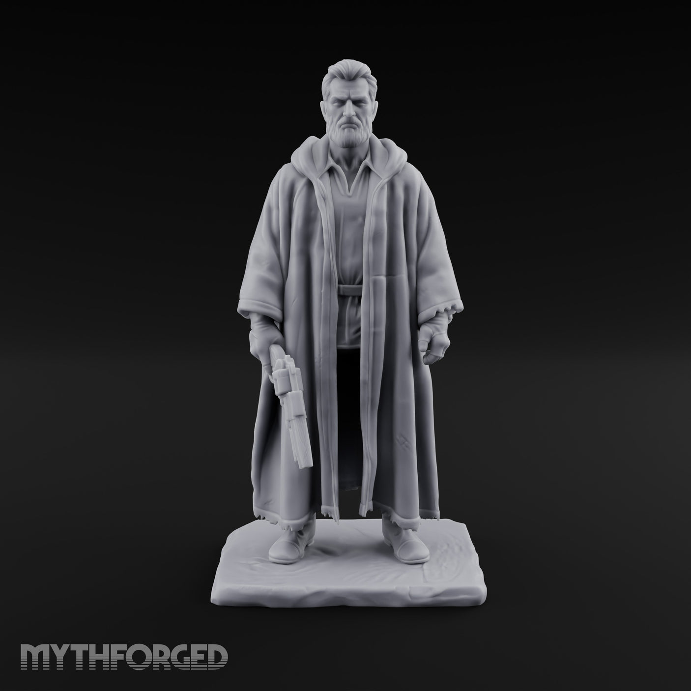 Shotgun Dangling Human Resistance Fighter Miniature for Dungeons and Dragons, Pathfinder or other TTRPGs