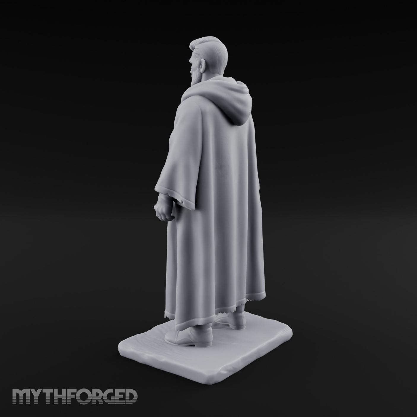 Shotgun Dangling Human Resistance Fighter Miniature for Dungeons and Dragons, Pathfinder or other TTRPGs