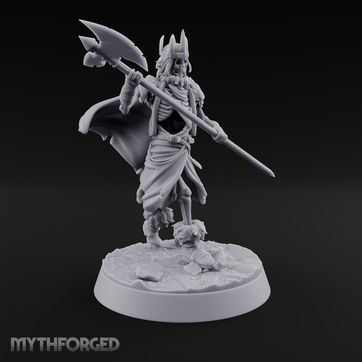 Bones Still Taking Orders Skeleton Warrior A — Spear